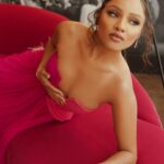 Jaylen Barron Instagram - Thank you @acefilmeditors to have me present at the award show. Congratulations to all the winners! Your hard work doesn’t go unnoticed, and is so appreciated. “We see you” Styled: @andrewgelwicks Photography: @conradcaptures Makeup: @antonmakeup Hair: @iam_whatshername_ Dress: @pamellaroland Jewelry: @dangelojoyeria @katzpublicrelations