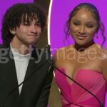 Jaylen Barron Instagram - Thank you @acefilmeditors to have me present at the award show. Congratulations to all the winners! Your hard work doesn’t go unnoticed, and is so appreciated. “We see you” Styled: @andrewgelwicks Photography: @conradcaptures Makeup: @antonmakeup Hair: @iam_whatshername_ Dress: @pamellaroland Jewelry: @dangelojoyeria @katzpublicrelations