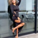 Jazmin Johnson Instagram - Happy Friday friends! Soaking up every second of everyday. Something clicked within me recently, life is so short. Don’t sweat the little things, keep a clear sense of the bigger picture. This dress is from @prettylittlething they have a cute jumpsuit just like it. Enter my name at checkout JazminJohnson & you’ll get 20% off your order plus $1 shipping, for new accounts only 🤍🤍 Click the link in my bio and head to my blog for some extra motivation/confidence booster! I love to write #behappy #positivevibes