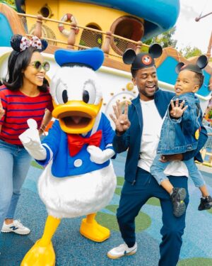 Jazmyn Simon Instagram - It was somebody’s 4th birthday today and what a time we had! Thank you to @disneyland & @disneyparks for helping us create magical moments and childhood memories! It was a day filled with fun, love and magic that will surely be a day we will never forget. Happy 4th Birthday to our son Levi! We love you so very much! ❤️☀️🎂 #HappyBirthday #Disneyland #FamilyTime