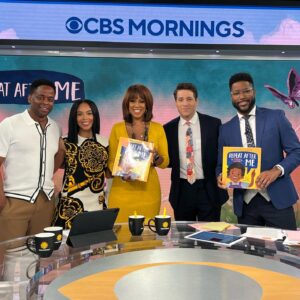Jazmyn Simon Instagram - 16 hours in New York looked a little like this: land at JFK at midnight, one hour of sleep, 5a call time for glam, 715a call time for @cbsmornings where I became besties with THE @gayleking, saw all the beautiful baby pics (shout out to new dad @vladduthierscbs) then ran over to the @tamronhallshow to laugh and cry with the STUNNING @tamronhall, then jetted over to @newyorklivetv to see our friend @sara_gore followed by a quick bday lunch for @dulehill with our NYC fam (the singing is bad. And I’m the one singing), then back home to LA in time to have a bday cupcake with Levi. PHEW! The day of course ended with me reading REPEAT AFTER ME to Most Perfect Levi. If you haven’t already, please do TWO things- 1) wish @dulehill a happy bday. He spent his entire day promoting our book. So he gets an additional day to celebrate. 2) go pick up a copy of Repeat After Me! Please and Thank you.