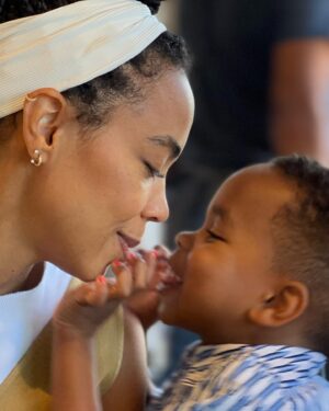 Jazmyn Simon Instagram - To the boy who loves to kiss his mama- you are more than I could have ever dreamed of. I am not sure what I did to deserve you… a love so sure, so pure, so patient,  so mighty- but I am counting my lucky stars that you are mine. You teach me daily what patience looks like, bc you give it to me. You show me what forgiveness is- bc right after I’ve yelled, you’ve already forgiven me. You obviously will never see this bc by the time we allow you social media, this app will be for “old people”. So really, I’m just posting this so everyone can see how cute you are. My true love. My Son. ❤️