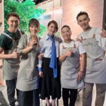 Jeanette Aw Instagram – There’s always time for some quenelle practice and photos during Crème de la Crème. Ep 3 is out, have you watched it?