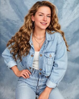 Jeanette Biedermann Instagram - #90syearbook #😂 Okay, ich konnte nicht widerstehen. Ich bin auch mit dabei! Da hat die K.I. mich zurück in die 90ziger geschleudert! #🤣 Naja, so richtig erkenne ich mich nicht! Aber am Ende der Fotogalerie kommen echte Bilder von mir aus den 90s! So sah die Realität aus! #😂😂😂😂 Wo sind die 90iger Kinder????? Was für ein schönes Jahrzehnt! Findet ihr nicht auch? Es war schön als Teenager in dieser Zeit….#🫠 

Dieser schönen Zeit habe ich auch einen Song gewidmet „In den 90ern“ checkt mal aus bei Spotify! Oder auf euren gängigen Plattformen… #💘 

#jeanettebiedermann #musik #inden90ern #song #90igerjahre #teenagegirl #teenagerzeit #throwback #❤️‍🔥