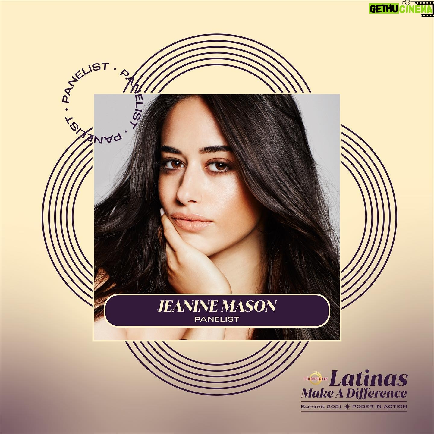 Jeanine Mason Instagram - Join me alongside my amigas @jewleesah & @brownbadassbonita as we unpack Latinidad sin pelos en la lengua! These women fired me up, I can’t wait to share our conversation. ✨ For all my amigas looking for a place to be seen and empowered, you’re invited to @Poderistas Latinas Make A Difference Summit, September 17-19! To kick off #LatinxHeritage month, I’ll be joining leading Latinas to elevate and celebrate our PODER as a catalyst for change. ...And the best, it’s all FREE! Register today at bit.ly/lmad2021 #PoderistasSummit #LMAD2021