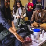 Jeanine Mason Instagram - During our visit, we were able to witness firsthand the services the city provides to these families and distributed 700 winter coats to every resident at the shelter for the upcoming weather. A wildly full circle moment for me! When my family immigrated to this country from Cuba, they were given coats through a federal program at the Freedom Tower in Miami before journeying to Connecticut for their first winter. I spent the morning talking to my mom about how she still remembers that moment and generosity. Thank you to @thisisabouthumanity for bringing community together in service of others and to the @nycemergencymanagement @zachiscol for coordinating the visit. These public servants are doing everything they can but the system is overrun and we need to take more steps to welcome people with dignity, to build more safe and humane immigration pathways, and to provide much more aid to cities like New York and others so they’re not left to burden this on their own. We all have a role to play, and that is why I encourage people to advocate for these policy changes and to follow @thisisabouthumanity, @immdef_lawcenter, and @fwdus to stay up-to-date on immigration policies and to learn about volunteer opportunities as they become available. #WelcomeWithDignity #ThisisAboutHumanity (Photos by @ericapress.jpg)