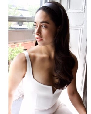 Jeanine Mason Instagram - @the.baremag feature is here. Did a real slow groove with @tina_turnbow & the team. Thank you @galvanlondon for the dance attire. 

🤍 @marcmena 
Link in the bio