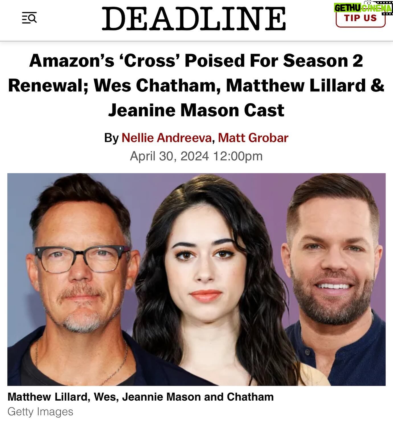 Jeanine Mason Instagram - It’s going to be one hell of a summer with these boys & the wonderful team at #Cross on @primevideo. We’re readyyyy. Okay going away now to work my little fingers to the bone! @crossonprime