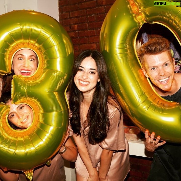 Jeanine Mason - 13.1K Likes - My besties flew in to the city for a very belated 30th birthday celebration. My heart can not be fuller. These people are the thing I’m proudest of 🤍.
Thank you to my friends at @lunya for your delicious jammies! And my buddy @marqwallsnyc for capturing the reunion.