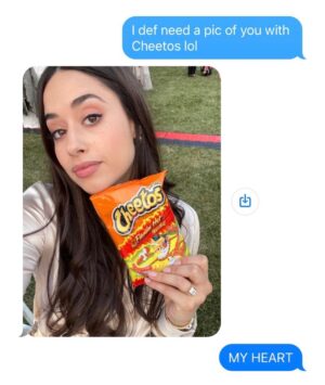 Jeanine Mason Instagram - Day at the WHITE HOUSE supporting #FlaminHot movie. I’m so proud of our community, the way we rally behind each other. It has made all the difference in my life. Honored to be here in support of a beautiful movie about facing perpetual underestimation in the face of adversity but having the desire and will to fight for what you believe in. @evalongoria directed the hell out of it! And @annieggonzalez & @jessejohngarcia are unbelievable. Go watch #FlaminHot on @hulu & @disneyplus! 

Texts with my bestie @katiegrossbard. White House is our Bravo!