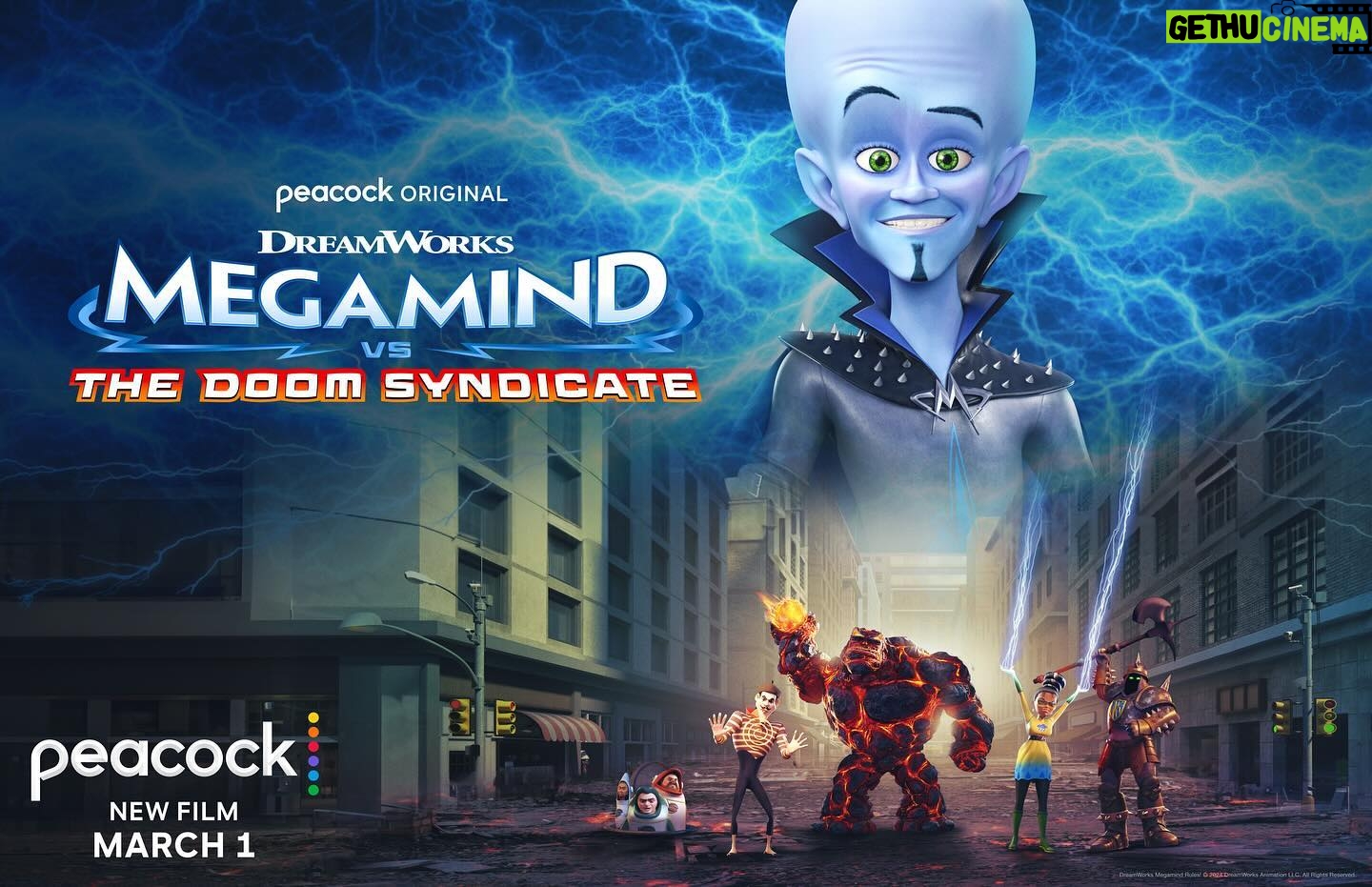 Jeanine Mason Instagram - So happy to be back with the @dreamworkstv team for #Megamind! We’ve got THE MOVIE: Megamind vs. the Doom Syndicate & THE SERIES: Megamind Rules all on @peacock today. Enjoy my girl Christina Christo, voicing her has been delicious.