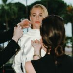 Jeanne Goursaud Instagram - Attending the premiere of THE APPRENTICE by Ali Abbasi in Cannes // hair and make up @philippverheyen @tillzettl styling @luijvpi in @sportmax thank you @tanjaguess @filmedienrw @martensgarten first picture by @hinzgucker 2nd 3rd by @tobi_holzweiler
