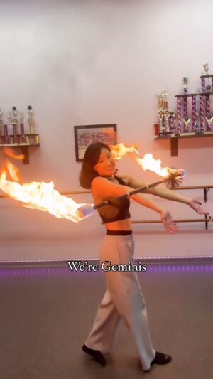 Jeannie Elise Mai Instagram - Geminis & fire benders? A dangerous combo 🥵❤️‍🔥 happy international women’s day to all the baddies out there 🔥✨🔥✨

#firespinning #gemini #sketch #firedancer #humor #firespinner #comedy #astrology #internationalwomensday