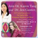 Jen Gunter Instagram - I will be doing an Instagram Live on Wednesday at 8 pm Eastern/5 pm Pacific with the always amazing @karentangmd She is a funny, factual, evidence-based OB/GYN and has a new book coming out this week called “It’s Not Hysteria.” It is a wonderful guide to so many things GYN, and is written in such an approachable, comforting, and easy-to absorb style. We’ll be chatting about all things GYN, social media and whatever else you want! Leave me some questions here and if you can’t watch live, don’t worry, I will save it so you can catch it later! Hope to see you then!!!