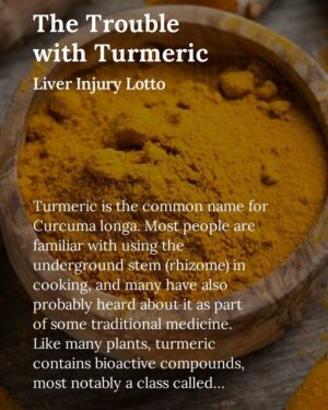 Jen Gunter Instagram - I wrote about all the problems with turmeric and curcumin for my latest post for The Vajenda and how novelty data recommends it for anything in menopause. 

Special thanks to @kcklatt for fielding my questions! 

Did you know that despite more than $150 million in NIH funds we still don’t have good data supporting a formulation that does anything? 

One of the biggest researchers into turmeric/curcumin has had 30 papers retracted for scientific misconduct and many more are in question. Also, many papers on turmeric/curcumin come from paper mills. 

There are now turmeric and curcumin supplements that are formulated to improve absorption/bioavailability, but we have little data about their safety and efficacy and many countries have reported liver injury from these products. 

Despite the lack of quality data supporting its use, the global turmeric/curcumin market is $70 million a year and is estimated to be $112.5 million in 2025. It really does seem that turmeric is the golden spice! It’s no wonder doctors sell it. As I showed you in a previous piece, one just has to sell 8333 bottles at $35 each to net $195k. 

Women deserve science, not this kind of dismal data. It’s enraging to think supplement companies don’t have up do any research because the NIH will find these studies. And did you know people writing articles on turmeric and curcumin still reference the researcher who has all those retractions? It’s maddening.