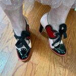 Jen Gunter Instagram - Happy @fluevog day to all who celebrate! Here I am in three of my beauties, with styling assistance from my son, Oliver. I chose these three pairs because I sadly don’t wear them enough!! I need to fix my rotation! And of course I have posted many times about my Dr. Gunter shoes, which come in 3 colors and are so very comfortable.