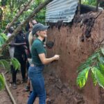 Jen Lilley Instagram - This was hands down, my favorite service project EVER!!!! We got to replace a leaking thatch roof, make the house taller, and install a metal roof. I don’t have a final photo, but this day was simply incredible. It meant so much to the family. They cried. I cried. And then my inner child, who played in the dirt way too much, got to come out and make mud pies and learn how to make a real mud hut. I finally have a skill for the apocalypse that’s more useful than encouraging others 😆🙌❤️. I hope I get to do this again. Best day ever. Thank you @project_orphans for everything you do every single day! You love SO well!! PS @brittanyraestokes standing behind me like “this girl🤦🏼‍♀️” 😆😆❤️