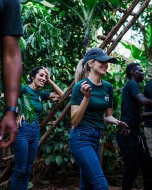 Jen Lilley Instagram - This was hands down, my favorite service project EVER!!!! We got to replace a leaking thatch roof, make the house taller, and install a metal roof. I don’t have a final photo, but this day was simply incredible. It meant so much to the family. They cried. I cried. And then my inner child, who played in the dirt way too much, got to come out and make mud pies and learn how to make a real mud hut. I finally have a skill for the apocalypse that’s more useful than encouraging others 😆🙌❤️. I hope I get to do this again. Best day ever. Thank you @project_orphans for everything you do every single day!  You love SO well!! 
PS @brittanyraestokes standing behind me like “this girl🤦🏼‍♀️” 😆😆❤️