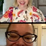 Jen Lilley Instagram - Nanny Laura and I are back by chance on a live I just did because I had a dress on. #adhd #neurodivergent #parenting