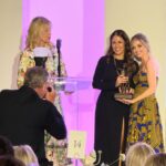 Jen Lilley Instagram - An honor receiving the Inspirational Award at the @childhelpoc fashion show today! We dedicate this to our amazing community at @christmasisnotcancelled together we do and can do so much!