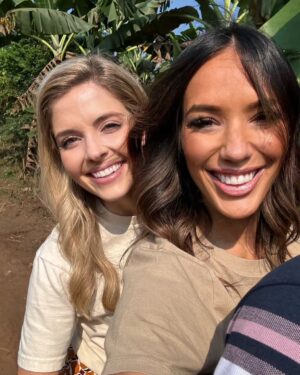 Jen Lilley Instagram - Day 1 of Uganda and my life is already changed forever.  A photo could never capture the incredible heart, work, and integrity that is @project_orphans. Today, I saw their new school which is almost completed, was part of a medical camp, prayed for so many people, and I got to meet John, our King of Hearts (more on that later, but if you supported that first single, you know) ❤️. I am so incredibly grateful I get to do life with @brittanyraestokes @christinayarid and @ashleymcky.  pS Britt I just realized you’re giving me a mustache in the first photo 😆🤷🏼‍♀️