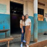 Jen Lilley Instagram - Day 1 of Uganda and my life is already changed forever. A photo could never capture the incredible heart, work, and integrity that is @project_orphans. Today, I saw their new school which is almost completed, was part of a medical camp, prayed for so many people, and I got to meet John, our King of Hearts (more on that later, but if you supported that first single, you know) ❤️. I am so incredibly grateful I get to do life with @brittanyraestokes @christinayarid and @ashleymcky. pS Britt I just realized you’re giving me a mustache in the first photo 😆🤷🏼‍♀️