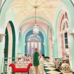 Jen Lilley Instagram - The best backdrops everywhere you look. You could get a Winter Wonderland Weekend at The Greenbrier by helping girls and women in need. Link in bio. 💕