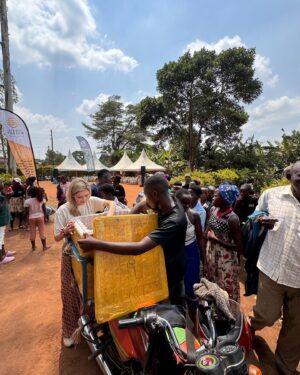 Jen Lilley Instagram - Day 1 of Uganda and my life is already changed forever.  A photo could never capture the incredible heart, work, and integrity that is @project_orphans. Today, I saw their new school which is almost completed, was part of a medical camp, prayed for so many people, and I got to meet John, our King of Hearts (more on that later, but if you supported that first single, you know) ❤️. I am so incredibly grateful I get to do life with @brittanyraestokes @christinayarid and @ashleymcky.  pS Britt I just realized you’re giving me a mustache in the first photo 😆🤷🏼‍♀️