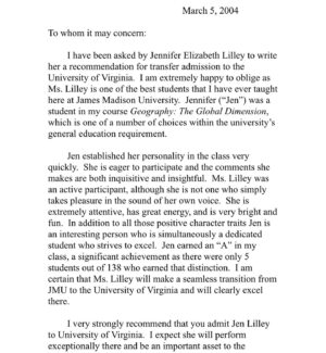 Jen Lilley Instagram - It’s time for another round of random facts about me with a random photo. This one’s a bit longer so I had to screen cap my facts (swipe to see them). Posting because I truly hope it inspires & encourages you. 

After writing these, I emailed my Professor. Thinking he wouldn’t remember me but he should still be thanked. He wrote back, correcting my dates, & even included his recommendation letter of me to UVA.

1)I used to have such bad test anxiety that I would almost pass out. Way back when I took the SATs & the top score was still 1600, I would always get over 1500 on my practice test, which were simply old SATs that one would use to prepare. However, when I would get to test day, I would almost pass out because I wanted to go to the University of Virginia since I was about three years old, and I knew that you had to get a minimum of 1400 in order to get into the school. So I would shake so hard my pencil would fall to the ground and then once I picked up my pencil, I would shake so hard my paper would fall to the ground and I would just lose very valuable time. I have no idea if they still time those tests but they were timed when I took them. I think the best I ever got was 1310.  (I had to take it multiple times due to overwhelming anxiety). It wasn’t until my first year of College when I attended James Madison University, that a professor of geography pulled me out of class one day and said I don’t understand how you’re not getting a perfect score on every test. You know every single answer in class to the point that I don’t call on you because we need to give somebody else a chance. But when you get to the test, it’s like you think I’m tricking you and you miss answers that I know you answered correctly during lecture. Anyway, long story short, he talk to me about my fear and asked me why I put so much pressure on myself, and I told him it was because UVA said if I got perfect grades, they would let me in as a transfer student. I did end up transferring to the University of Virginia, and I suppose that was fate because I never would have found acting if I hadn’t gone on to UVA, but I will never forget that professor because he changed my entire life.