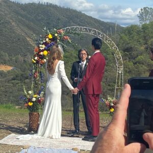 Jenn Lyon Instagram - I’ve known @maggieveee @reallymagdalene since she was 12 years old and this little girl has blossomed into such a magnificent woman and last night she got hitched! I’m sure lucky to get to love this family. Congratulations Maggie and Josh!!!! #vickwithakeh #littlesister #love #hetchhetchy @ceceliahouse