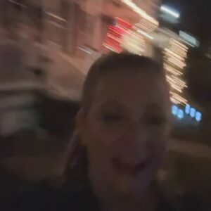 Jenna Leigh Green Instagram - When Libby came to Sabrina’s house and didn’t throw shade.

Repost from @melissajoanhart
•
This year we did a special charity fundraiser by taking a few fans to the actual exterior of the Spellman Family house in Freehold NJ. But I noticed a few funny things about it. Check out the video.  @jennaleighgreen @thats4ent