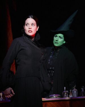 Jenna Leigh Green Instagram - “Lost your heart? Well we’ll see about that!…”

Happy #NationalSiblingDay!

@jennaleighgreen as Nessarose and @stephaniejblock as Elphaba March 2005 Original First National Tour Company.

📸: @joanmarcus