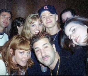 Jenna Leigh Green Instagram - When @reddonovan digs DEEP into the vault! @nsync girls 4 Lyfe! 

Repost @reddonovan 
#fbf Whilst everyone is going crazy for @nsync, a reminder that @jennaleighgreen and I used to be cool also. 😆 😘 #britneyspears