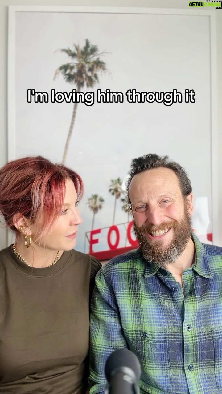 Jenna Elfman Instagram - Loving him through it. 😤🫠🤪 #jennaelfman #bodhielfman #marriageisfunny #parenting #boymom