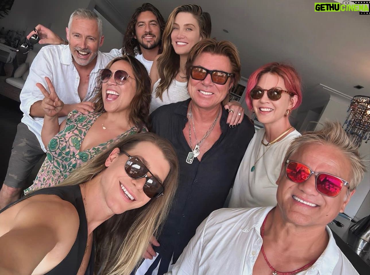 Jenna Elfman Instagram - Tastiest, most lovely afternoon with this crew! Thank you @richardwilkins @theprincewilkins for such a delightful time. Big love to all the talented geniuses here. XO @therealkateceberano @deltagoodrem @jonstevensofficial @matthew.copley @leerogers12 @jennaelfman