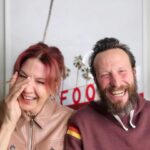 Jenna Elfman Instagram - Been together for 32 years & still have these moments often. Grateful for that!😍 @kickingelfman fun bits coming to ya SOON! #MarriageIsFunny