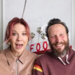 Jenna Elfman Instagram - Been together for 32 years & still have these moments often. Grateful for that!😍 @kickingelfman fun bits coming to ya SOON! #MarriageIsFunny