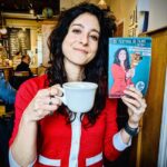 Jenna Laurenzo Instagram – Love coffee and the color red. Thanks for the 📸 @dezannathalie_artist @festivaldesimagesauxmots