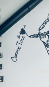 Jenna Laurenzo Instagram - Spending my #coffeetime with a childhood pastime ✍️ ❤️ . . . When I was young, I wanted to work in animation. Somewhere along the way I forgot I loved to draw. It feels good to finally get back to one of my favorite ways to spend time and I’m using it as an excuse to post #GirlNightStand coffee mugs. I’m delighted to figure out how to get them made 😊 . . . If you want a #GirlNightStand coffee mug 👉 link in bio 🎅