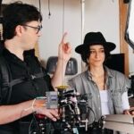 Jenna Laurenzo Instagram - Making stuff and making faces with @cpvernale 🎥 ✨ . . . Thanks for the 📸 @naummil 🙏