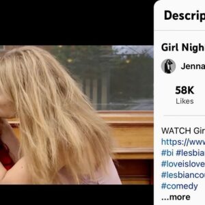Jenna Laurenzo Instagram - Happy belated National Coming Out Day. It’s magical timing for Girl Night Stand to cross the 22 million mark on YouTube and 277 million on GIPHY ✨❤️ @youtube @giphy . . . Link 👉 in bio. Keep falling in love ❤️