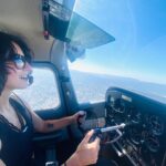 Jenna Laurenzo Instagram – Happy Sunday, with my head in the literal clouds and my heart bursting from chest…😂Thanks for my first flying lesson @firsttakeaviation ✈️ 🙏
.
.
.
#flying #aviation #losangeles #airplane #flight