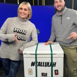 Jenni Falconer Instagram - R U N P O D x DANIEL FAIRBROTHER 💙🏃‍♂️🏃🏼‍♀️ Do you ever struggle to find the motivation to run? Well this episode will show you there’s really no excuse as today’s guest on RunPod is about to run 26.2 miles carrying a 26kg fridge. 🤯 Fridge Man is Daniel Fairbrother. You don’t get a better friend than this guy. His best friend Sam has Type 1 Diabetes, so to raise money for @diabetesuk, Daniel is attempting to break the world record for “the fastest marathon while carrying a household appliance”. This is where we introduce you to ‘Tallulah’ the name he’s given to the Fridge which he’s strapping on his back and running The London Marathon with! Named after his favourite film ‘Cool Runnings’, Tallulah has caused quite the media surge so we had to get her in the studio - even if security were suspicious! Daniel started running after his divorce, as a way to find balance and clear away his stress. It’s had a huge positive impact on his health, and he believes that running is 70% about mentality and 30% about physicality. If anyone is going to get you running today, it’s a guy with a fridge tied to his back. Think he needs to carry a cold beer in there for the finish line! You’ll be in awe by the end of this episode. 💙 #runpod @runpodrunclub #run #runner #danielfairbrother