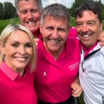 Jenni Falconer Instagram – What an incredible day we had, with brilliant people, raising money for a wonderful cause. 🤩 ⛳️ 🏌️‍♀️ @hambofoundation  @tindallgolf @cureparkinsons 

Thank you Mike and Zara for the invite, and congratulations to the whole team for organizing yet another super slick event. Everyone always has such a great day and when the sun shines, it makes it even better. Thanks Autumn too for top arranging and can’t wait to do it all again next year. 

If you love golf and haven’t played at @thebelfryhotelandresort, add it to the list. I love it there. Thank you to everyone at the Belfry for, as always, making it such an enjoyable visit. I’ll be back for another round soon. 💙 ⛳️ 

I’ve played golf for a few years now and love it more and more all the time. If you haven’t tried it, I urge you to head to a driving range or a Top Golf and give it a shot. What’s the worst that can happen? You might love it too. 🤩

#golf #lovegolf #miketindall