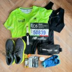 Jenni Falconer Instagram - Marathon flat lay 2024. 🏃🏼‍♀️💙 Really hope I haven’t forgotten anything…. 😳 @londonmarathon #londonmarathon #flatlay