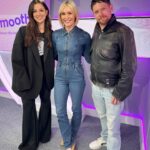 Jenni Falconer Instagram - Monday morning just hanging with these guys… Marisa Abela and Jack O’Connell are both brilliant as Amy Winehouse and Blake Fielder Civil in the new biopic ‘Back to Black’. Film out at the cinema April 12th, interview out on @smoothradio very soon. 💜 Thanks for the great chat, interview coming very soon to @smoothradio 💜. @backtoblackfilm #marisaabela #jackoconnell #amywinehouse #blakefieldercivil