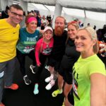 Jenni Falconer Instagram - What a day. 😍 London Marathon day is my favourite day of the year. Even today, when I had an issue with my toes, I still smiled I would say around 90% of the way round. (My toes cut open and were bleeding from mile 9-they really hurt). It may have prevented me getting the time I’d hoped but I was only 30 minutes behind with my walk/run combo. So I am super delighted with the end result. Thank you to everyone that called my name and cheered me on….you made a difference. The crowds get better and better every single year. Today was also a perfect marathon day-not too hot, blue skies, the sun was shining. ☀️ I couldn’t fault anything apart from perhaps sadly my trainers needed to be bigger. I will not make that mistake again. Well done to everyone who took on the 26.2 mile run and congratulations if you also crossed that finish line. What a special club that was today. I am incredibly proud to have been a part of it. Thank you @londonmarathon for putting on such an immense event. Now who’s going in the ballot for next year? 💙 #londonmarathon #marathon2024 #london