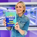 Jenni Falconer Instagram - Well I am beyond excited to say TODAY’S THE DAY!!! 💙 ‘Runner’s High’ is a celebration of all things running, and a big focus is the running community and, of course, the RunPod Run Club. I couldn’t be prouder to have this book released, as you may know, running is one of my favourite things and having done it for almost 30 years, having interviewed hundreds of people for RunPod and having clocked up the miles, I felt it was time to put it down on paper. It’s essentially a guide to running. The essential runner’s manual, or a ‘how to’ handbook for newbies. It’s been a joy to write and there’s also an audio version so if you’ve already listened to RunPod, then why not listen to ‘Runner’s High’ as you run?! 🏃🏼‍♀️ Much love to everyone who has already ordered a copy and if you’d like one yourself, the link is in my bio. 😘 Enjoy. And happy running. 💙💙💙 #runnershigh #running #bookaboutrunning #loverunning #run #runner 📸 @simonislive