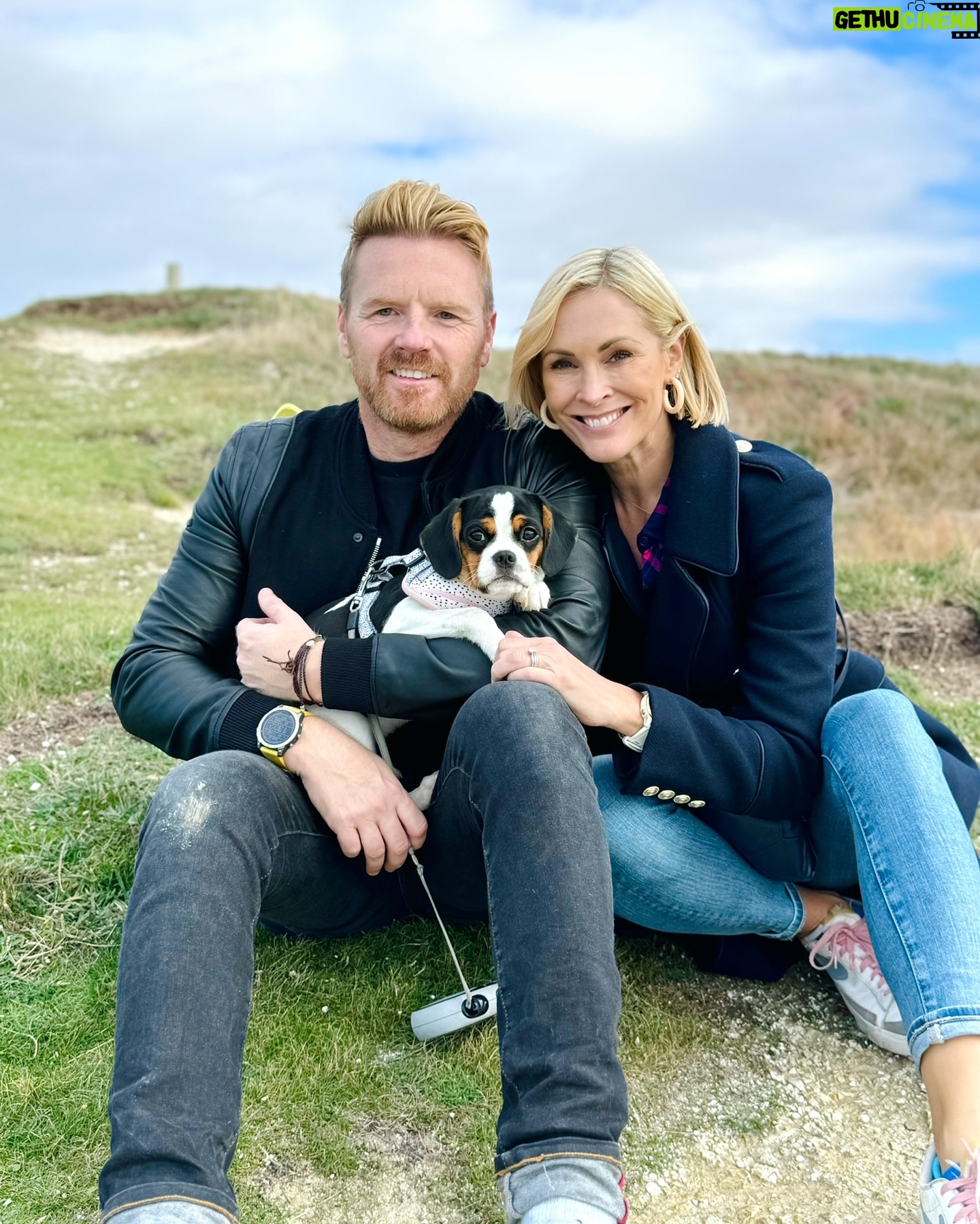 Jenni Falconer Instagram - Our beautiful Millie is 1 today. πππ She has brought so much joy to our house, and it definitely feels like sheβs been sent to us by our old dog Alfie. One year of incessant tail wagging, she is a very happy pugalier and we adore her. π πΆ #milliebobbyboo #pugalier #pugaliersofinstagram