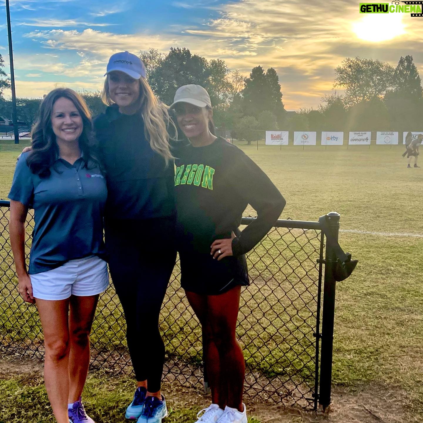 Jennie Finch Instagram - Diamond D Industries was honored to sponsor & throw out the first pitch for the @entergy Cares Charity Softball Tournament this morning. #DiamondDIndustries @quantaservices